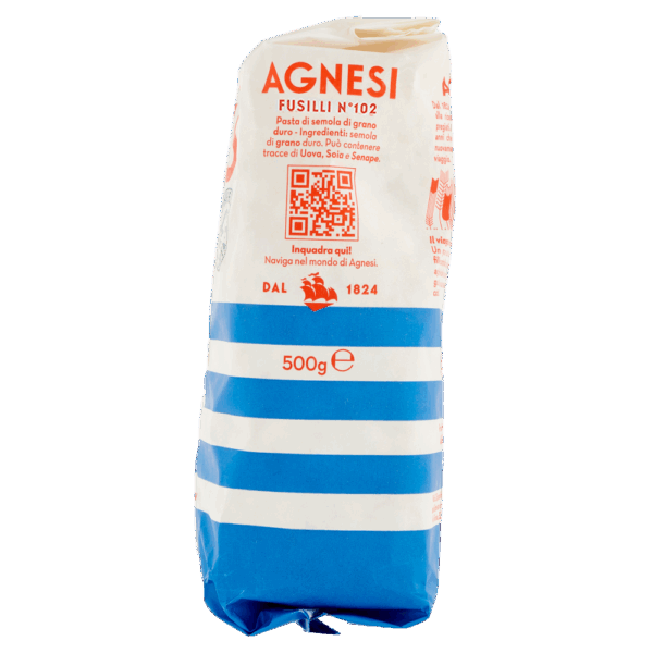 Agnesi Fusilli n°102 Pasta di Grano Duro 500g - immagine 3