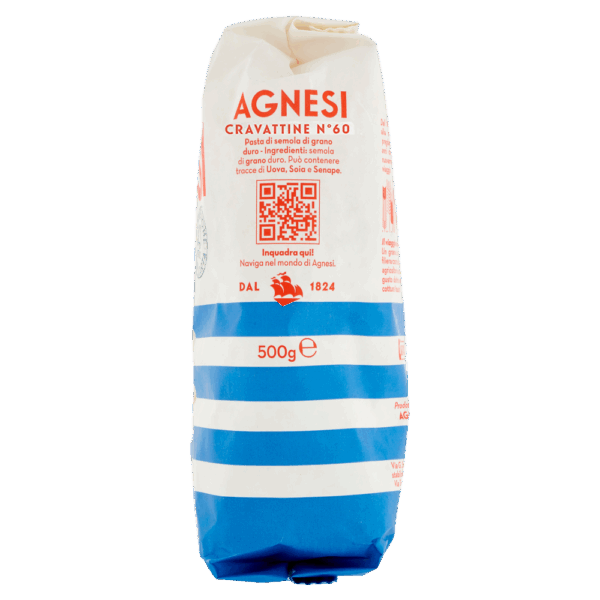 Agnesi Cravattine n°60 Pasta di Grano Duro 500g - immagine 3
