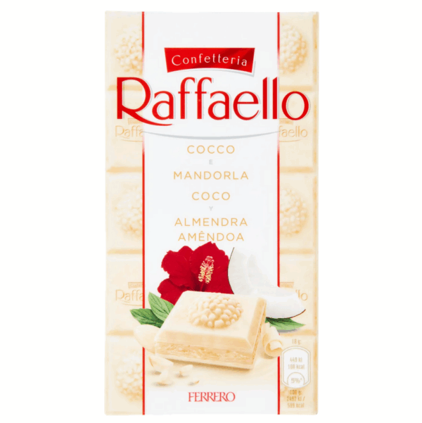 Ferrero Raffaello Tavoletta al Cocco e Mandorla 90g - immagine 2