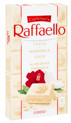 Ferrero Raffaello Tavoletta al Cocco e Mandorla 90g