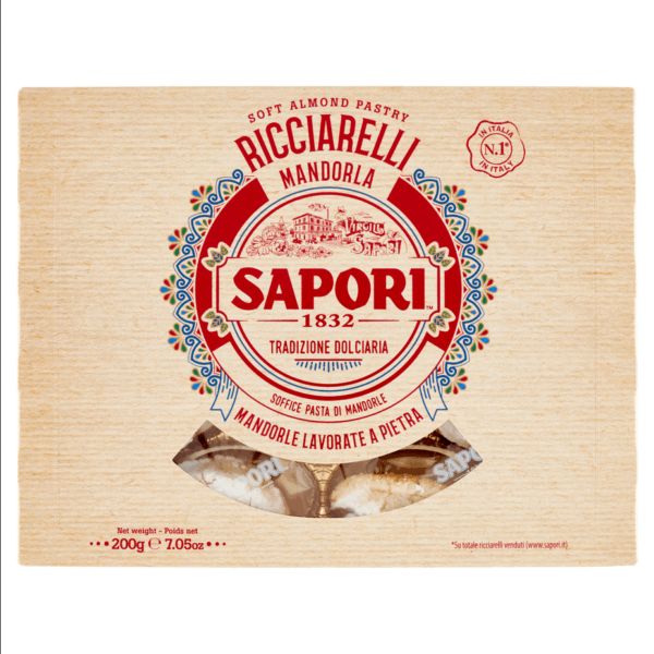 Sapori Ricciarelli Mandorla Scatola 200g - immagine 2