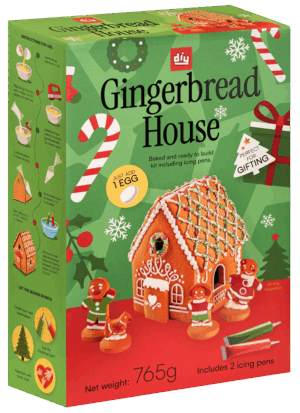 Diy Gingerbread House Kit Casetta di Marzapane 765g box