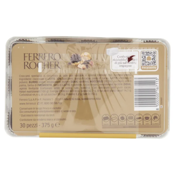 Ferrero Rocher 30 pezzi 375g retro