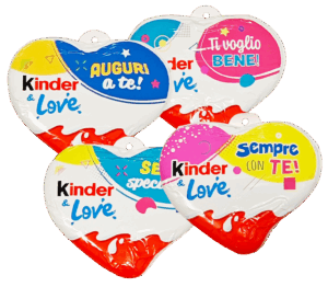 Kinder & Love 4 Cuori Specialità di Cioccolato 37g