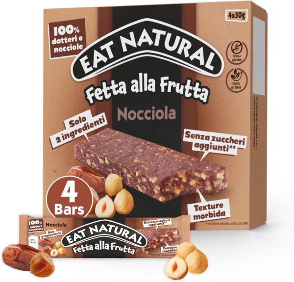 Eat Natural Fetta alla Frutta Nocciola 120g