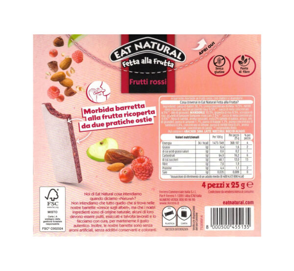 Eat Natural Fette alla Frutta Frutti Rossi 100g - immagine 5
