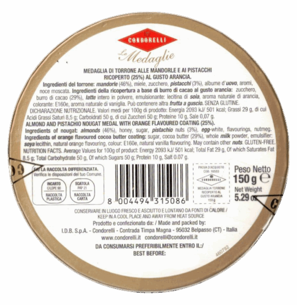 Condorelli Le Medaglie all'Arancia 150g - immagine 2