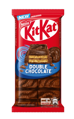 Kit Kat Tavoletta Wafer Double Chocolate Ripieno al Cacao 99g
