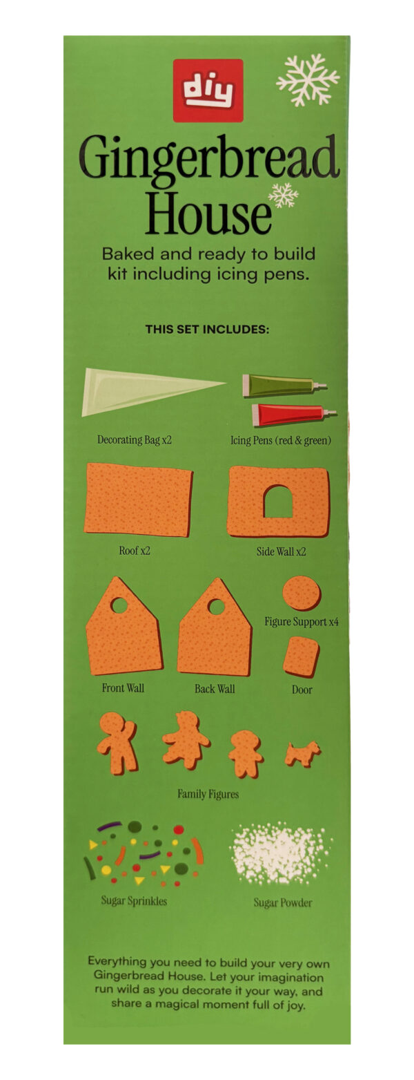 iy Gingerbread House Kit Casetta di Marzapane 765g
