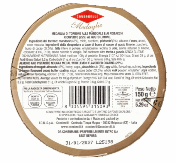 Condorelli Le Medaglie al Limone 150g - immagine 2
