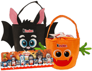 Kinder KIT Halloween Doppia Happy Snack + Figure Cave 218g