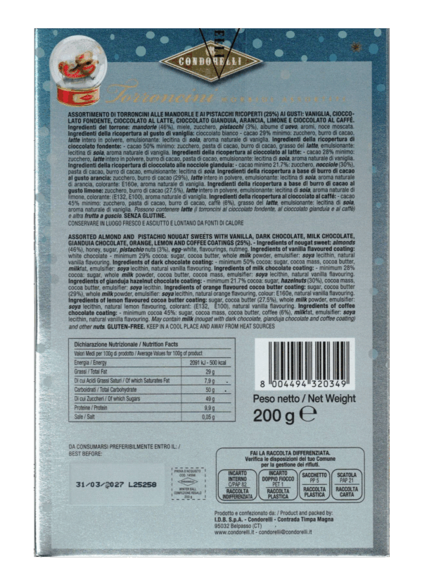 Condorelli Winter Ball e Torroncini Morbidi 200g - immagine 3