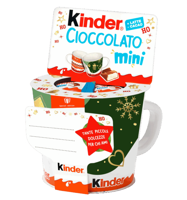 Kinder Cioccolato Mini in Tazza Natalizia 102g (2025)