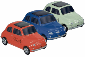 Vanoir Fiat 500 "Gran Turismo" in Latta con Cioccolatini 205g