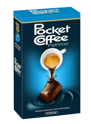 Pocket Coffee Espresso Dec Decaffeinato T18, 225g