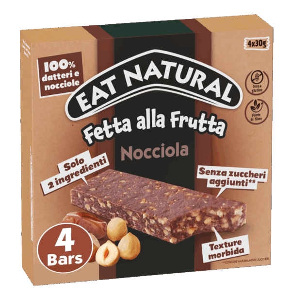 Eat Natural Fetta alla Frutta Nocciola 120g