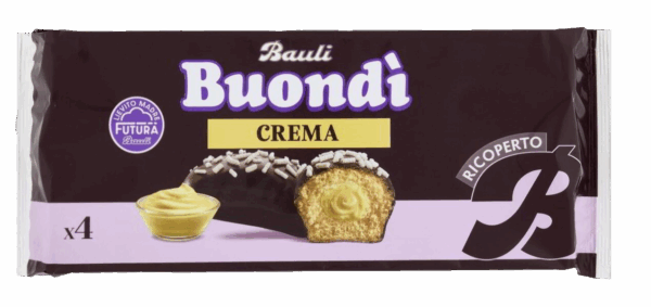 Bauli Buondì Ripieno alla Crema Ricoperto 184g