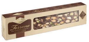 Condorelli Torrone alle Mandorle e Pistacchi con Cacao Extradark 150g