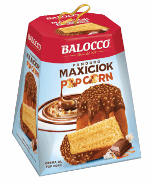 Balocco Pandoro Maxiciok Pop Corn 800g
