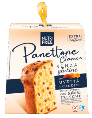 Nutri Free Panettone Classico, con Uvetta e Canditi, Senza Glutine e Lattosio 400g
