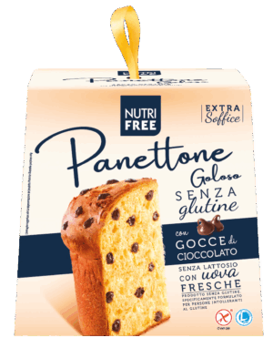 Nutri Free Panettone Gocce Cioccolato Senza Glutine e Lattosio 400g