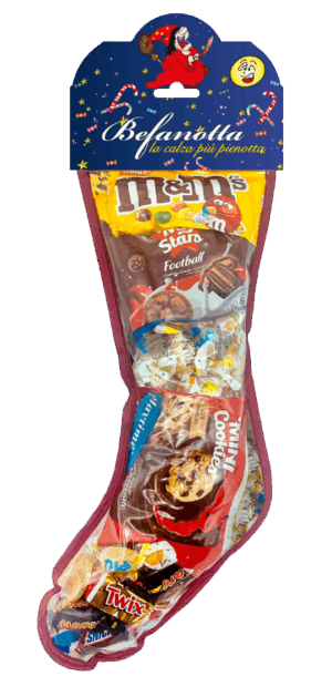 Befanotta Calza Trasparente con Dolciumi 358g