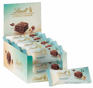 Lindt Choco Wafer Milk e Hazelnut Box 20x26g
