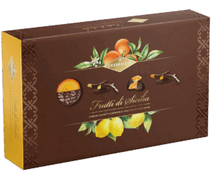 Condorelli Frutti di Sicilia Agrumi Canditi Ricoperti di Cioccolato Fondente 320g