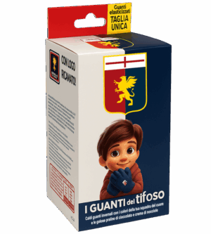 Icam Guanti del Tifoso Genoa con Cioccolatini 80g
