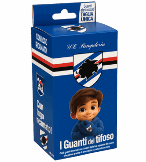 Icam Guanti del Tifoso Sampdoria con Cioccolatini 80g
