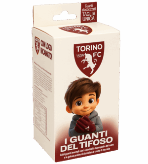 Icam Guanti del Tifoso Torino con Cioccolatini 80g