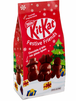 KitKat Festive Friends Cioccolato a Latte 147g