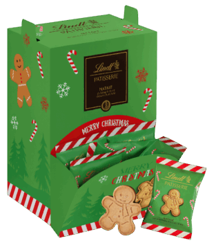 Lindt Patisserie Biscotti Omino Pan di Zenzero, Box 50 pezzi