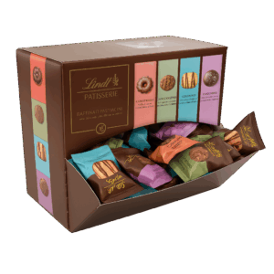 Lindt Patisserie Raffinati Pasticcini, Espositore con 80 Biscotti