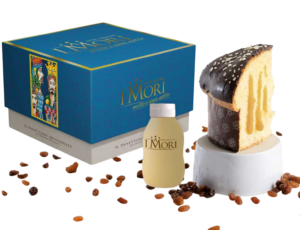 I Mori Panettone Passito + Vasetto Crema Passito 1kg