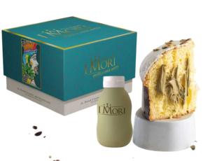 I Mori Panettone Pistacchio+ Vasetto o Squeezer Crema 1kg