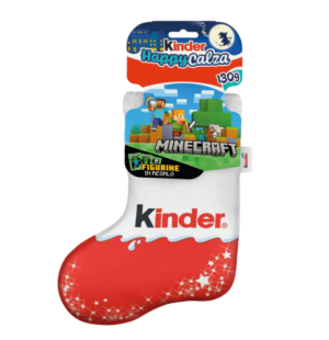Kinder Happy Calza Minecraft 130g