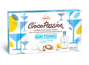 Crispo CiocoPassion Confetti Gusto Gin Tonic con Cioccolato Latte e Bianco 1kg