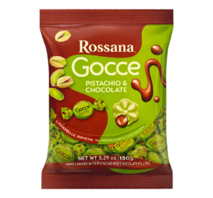 Rossana Gocce Pistacchio e Cioccolato Senza Glutine 150g