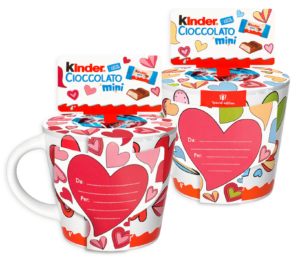 Kinder Cioccolato Mini in Tazza Love 102g