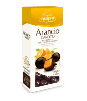Crispo Arancio Candito Ricoperto di Cioccolato 130g