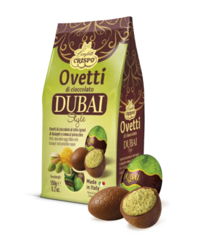 Crispo Ovetti di Cioccolato Dubai Style 150g