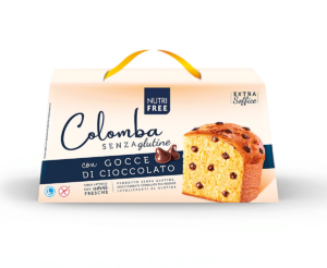NutriFree Colomba con Gocce di Cioccolato Senza Glutine 550g
