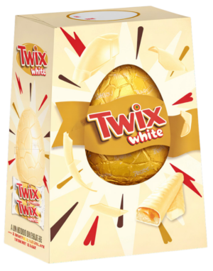 Twix White Uovo Cioccolato Bianco con Barrette White 212g