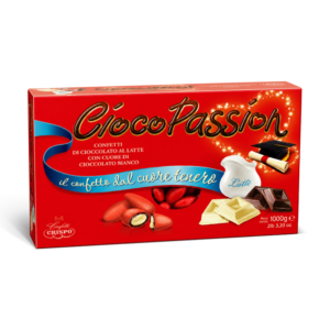Crispo CiocoPassion Confetti Rossi con Cioccolato al Latte e Bianco 1kg