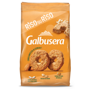 Galbusera Riso su Riso Biscotti Cereali e Mandorle 290g
