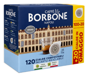 Borbone Caffe Miscela Decisa 100+20 Cialde 864g