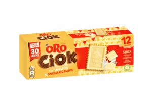 Oro Saiwa Biscotto con Cioccolato Bianco 150g