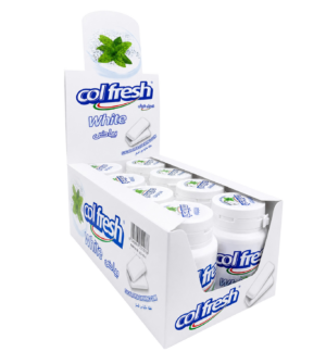 Colfresh White Chewing Gum Barattoli Showbox 8x50g