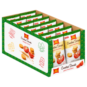 San Carlo Crostini Dorati Gusto Pomodoro Box 14x75g